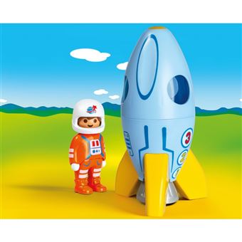 Playmobil 1.2.3 70186 Fusée et astronaute