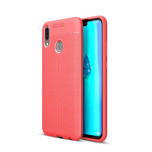 Coque en TPU rouge pour votre Huawei Y9 (2019)/Enjoy 9 Plus