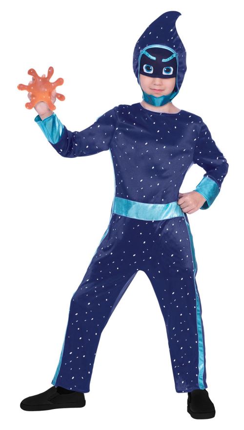 Amscan costume PJ Masks Ninjafilles 3-4 ans bleu 3-pièces