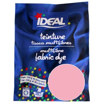 Teinture Tissu Idéal liquide - Corail - 40 ml - Teinture coton - Creavea