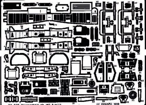 Eduard Me-262B-1A/U1 Schwalbe - 1:72E - Accessories
