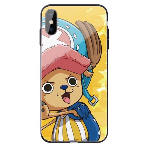 Coque en Verre trempé Personnalisé One Piece pour Apple iPhone XR - Multicolore #30
