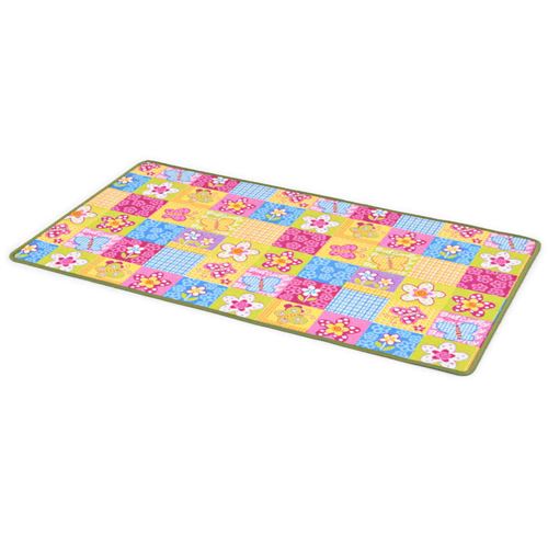 vidaXL Speeltapijt 67x120 cm vlinderpatroon lussenpool