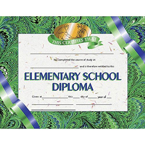Diplomas Elementary School Certificate (Set of 30)
