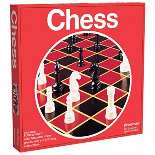 Pressman Toy Chess in Box, Rouge