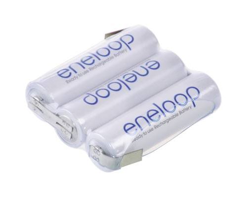 Pack d'accus 3x R6 (AA) NiMH Panasonic 129673 3.6 V 1900 mAh