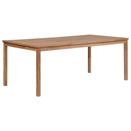 Vidaxl Table De Jardin 200X100x77 Cm Bois De Teck Solide - Image 2