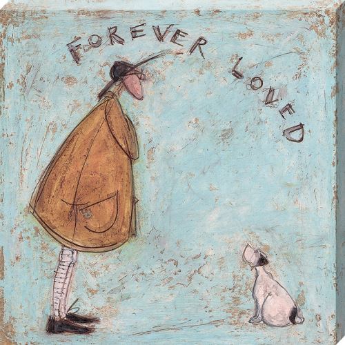 Sam Toft imprimée Forever Loved 30 x 30 x 3.8 cm
