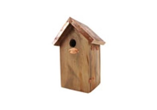 Meilleurs prix pour Nichoir toit en métal couleur cuivre mésange Bleue