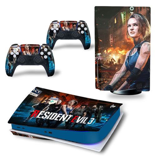 GENERIQUE Autocollant Stickers de Protection pour Console Sony PS5 Edition Standard - - Resident Evil (TN-PS5Disk-4384) 