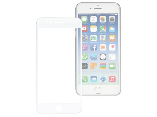 Façade de protection pour iPhone 7 Plus / 8 Plus sans cadre en verre 9H - Blanc