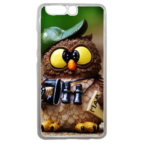 Coque Chouette Compatible P10 Transparent