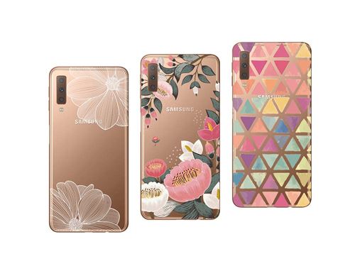 Samsung galaxy A7 2018 lot de 3 coques gel souple et Résistant Anti Choc (Pack#1)