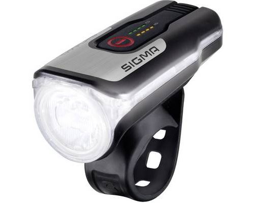 LED Akkufrontleuchte Aura 80 USB - Farbe schwarz