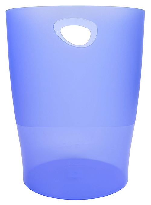 Exacompta Classic 45310D Corbeille à papier 26 x 26 x 33,50 cm Transparent