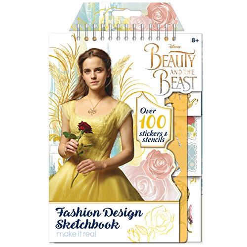 Make It Real Beauty and the Beast Disney Movie Fashion Design Sketch Book Art Kit
