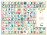 Jeu créatif Djeco Gommettes alphabet