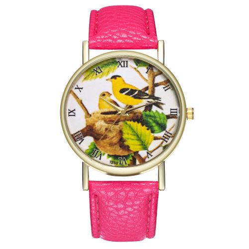 Montre à quartz antique T250-A pour hommes et animaux avec une montre pour animaux de compagnieRoseCamine