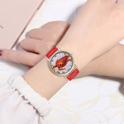 Véritable tendance étudiante coréenne montre à quartz T331-Arouge