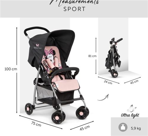 Poussette Sport Minnie Cherie Poussettes Achat prix fnac