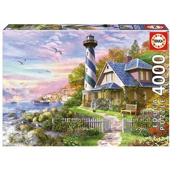 EDUCA Puzzle 4000 Phare A Rock Bay