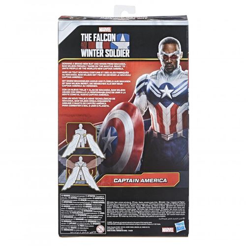 0€60 sur Figurine Avengers Titan Hero Captain America 30 cm - Figurine de  collection - Achat & prix