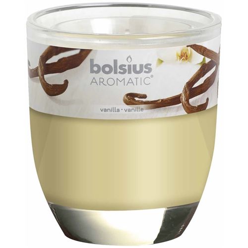 Bolsius Bougie parfumée 6 pcs Vanille Crème 103626150375
