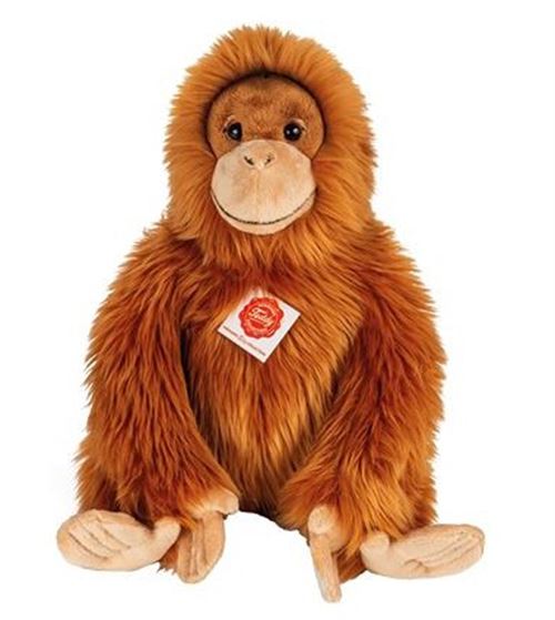Peluche orang outan assis 40 cm