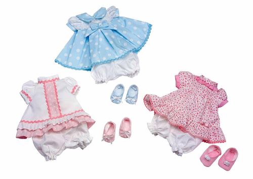 Set robe pour poupée de 30-35 cm assortiment