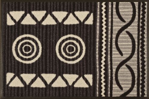 Wash + Dry 052807 Tapis Dakar Nylon/Caoutchouc Nitrile 50 x 75 cm