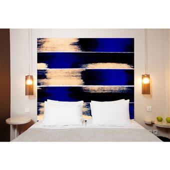 Fixer Une Tete De Lit Sur Un Mur Tete De Lit En Tissu Illusions A Fixer Au Mur Sans Support En Bois Mademoiselle Tiss Achat Prix Fnac