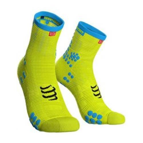 Chaussettes / COMPRESSPORT: SH3T2FY L2 YELLOW FLUOR Taille unique