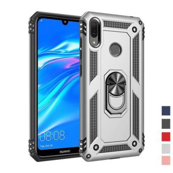Housse Portefeuille Flip Pour Huawei Y7 2019 - Motif Smile, Cuir Artificiel, Avec Nanopad