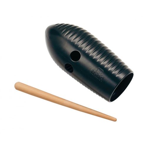 Nino 581BK - Mini Guiro Noir - Fibre de verre