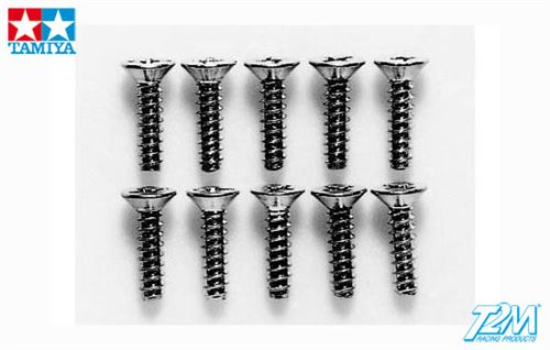 Vis tete fraisee 3x12mm Tamiya 1/10