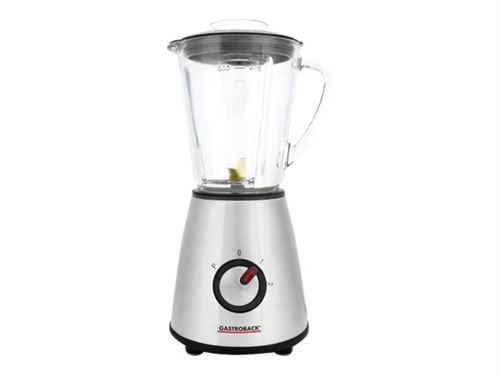 Blender Gastroback design 1 litre 500w noir et argent