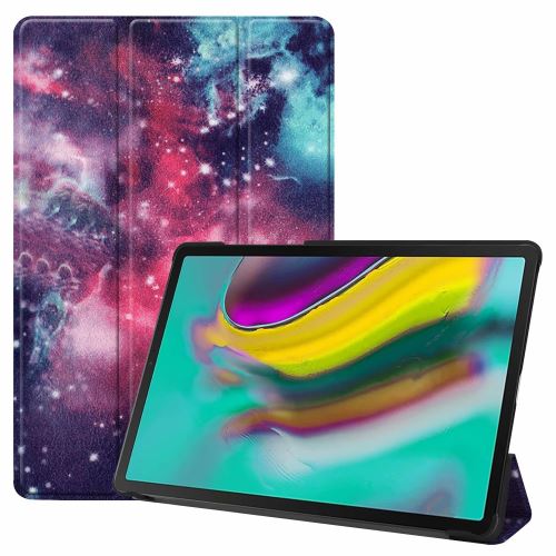 WISETONY® Etui en PU tri-pliure galaxie avec support pour votre Samsung Galaxy Tab A 2019 P200/P205 8.0