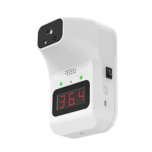 Thermomètre infrarouge sans contact K3 Pro avec alarme de fièvre - Blanc