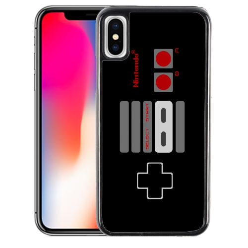 Coque pour iPhone XS manette nintendo nes