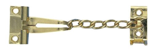 Socona Noir Entrebâilleur De Sécurité Chain En Acier Pour Porte Couleur Dorée Longueur 120Mm - C2 - Image 1