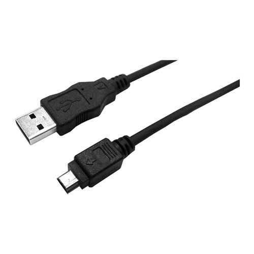 Câble Logilink USB 2.0 5-pin A mâle/B mâle 3m (CU0015) - Noir