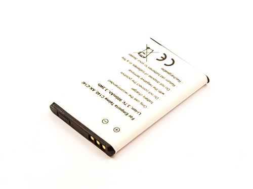 Battery Emporia Telme C140, AK-C140, Li-ion, 3,7V, 900mAh, 3,3Wh