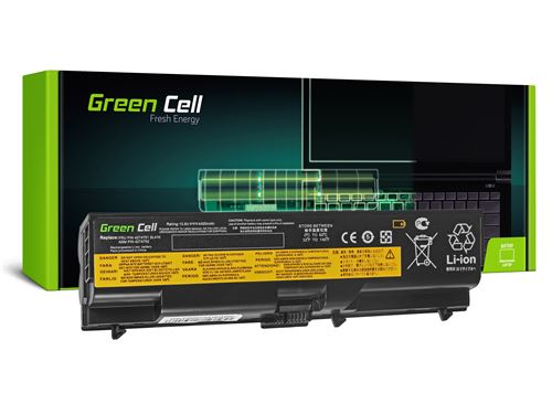 Batterie Green Cell pour Lenovo ThinkPad L520, T420, T520, W520 - 4400mAh