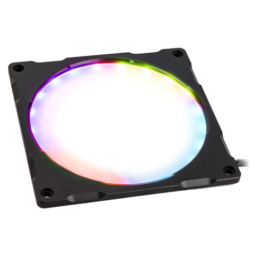 phanteks phanteks halos lux 140mm rgb led fan frame - aluminium noir noir