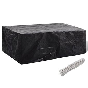Housse pour mobilier de jardin à 8 œillets 200 x 160 x 70 ...