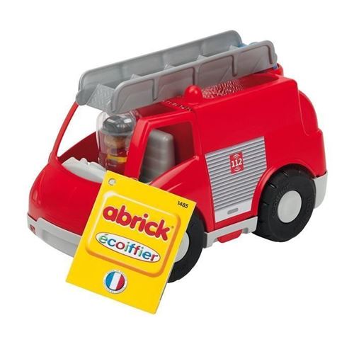 Ecoiffier - 1485 - jeu de construction - véhicule d'incendie - abrick