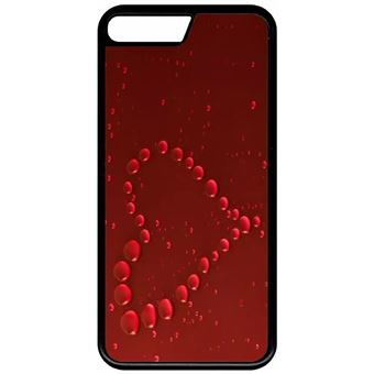 coque iphone 8 rouge coeur