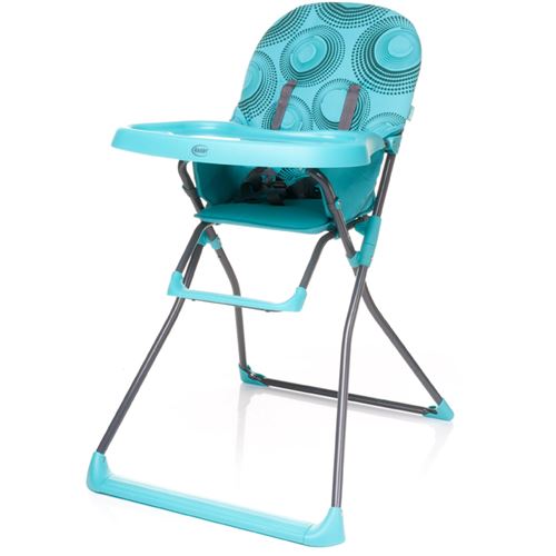 Chaise haute, pratique et légère HOWER | max. 15 kg | turquoise