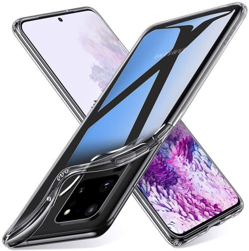 Coque de protection pour Samsung Galaxy S20 Ultra Silicone Transparent