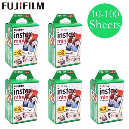 10- 100 Sheets Fujifilm Instax Mini LiPlay 7s 90 LINK SP-2 Film White Edge Photo For Instant Camera | mail.teachmeeasy.com
